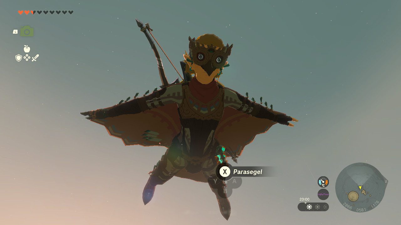 Die Aero-Rüstung in Zelda Tears of the Kingdom finden: Bessere Kontrolle in der Luft und kein Fallschaden, so geht´s