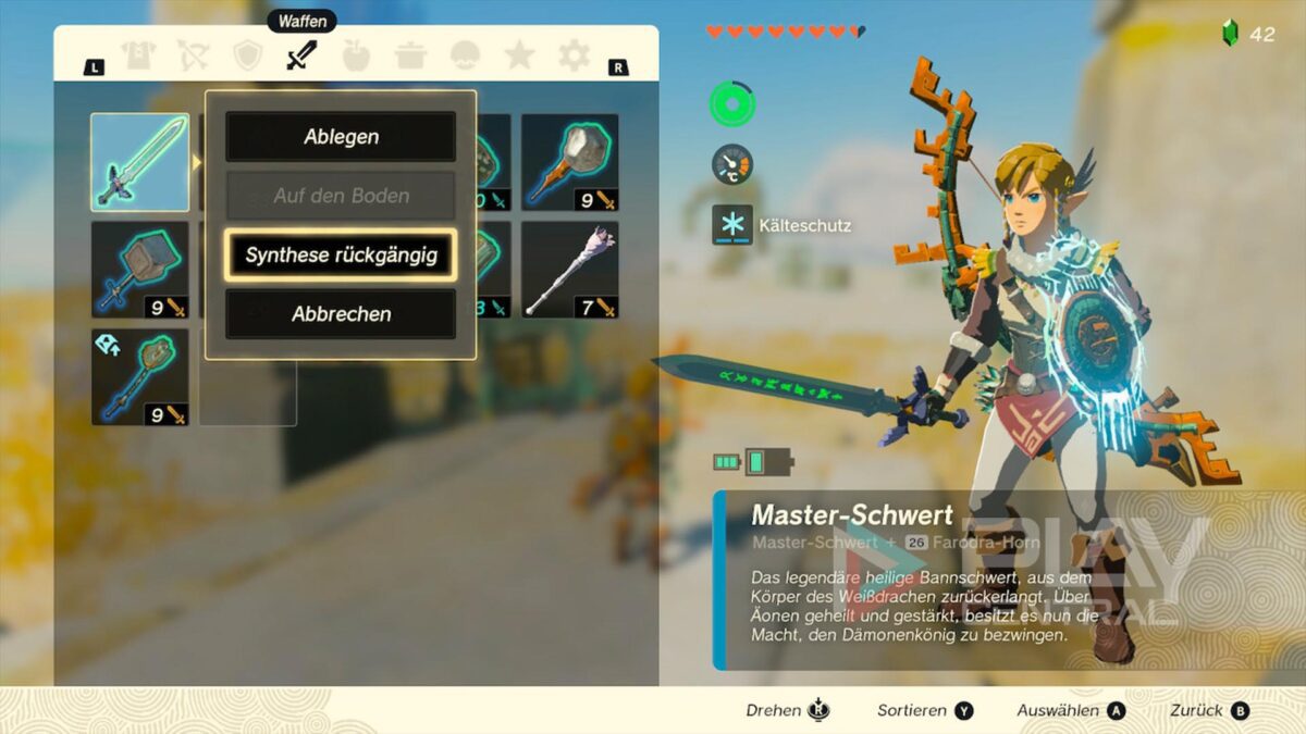 Kann Das Master Schwert Kaputt Gehen Master-Schwert verbessern, ist das möglich? - Zelda Tears of the Kingdom