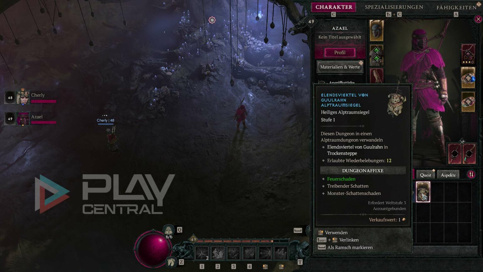 Diablo 4 Was sind Albtraumsiegel und wie erhalte ich sie?