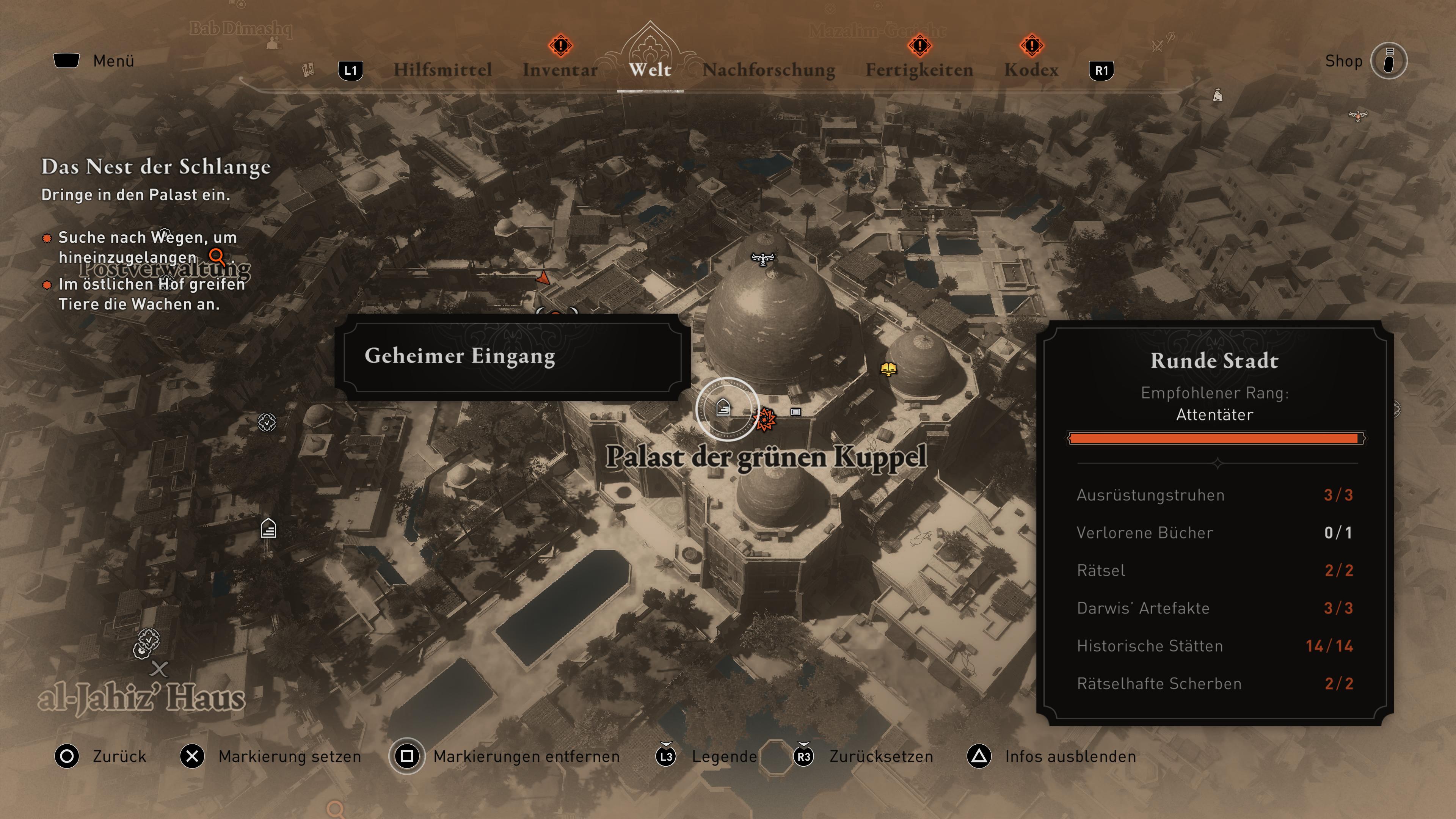 Assassin´s Creed Mirage: So kommt ihr in den Palast der Grünen Kuppel