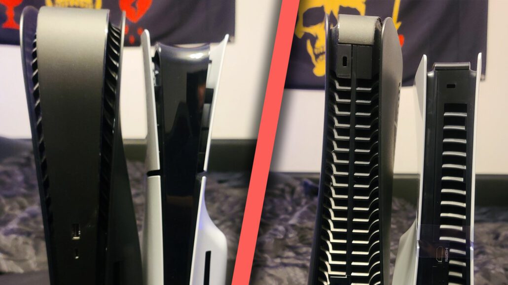 Elegantes Ps5 Slim Vergleich Ebenbild
