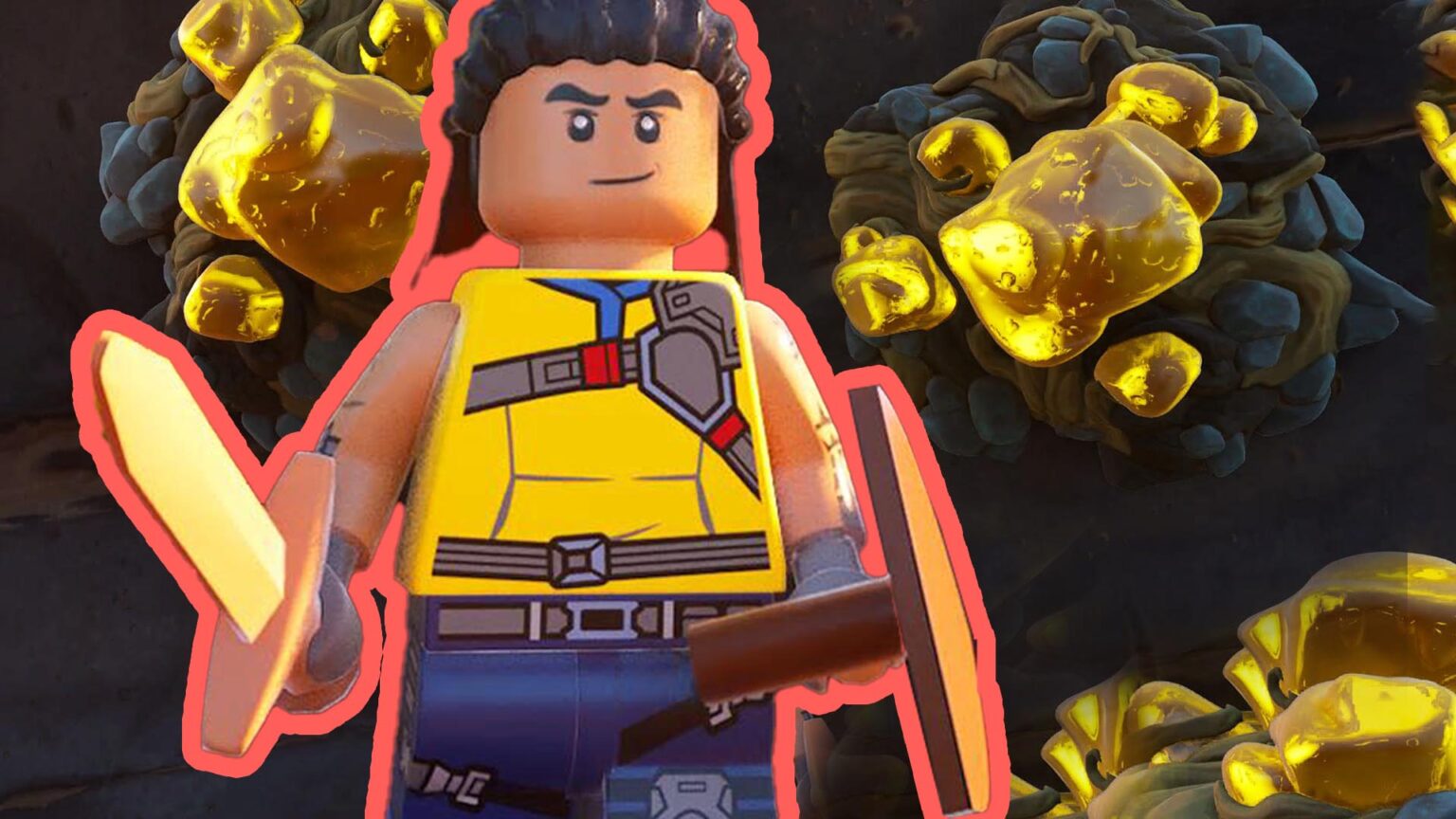 Bernstein finden und richtig abbauen in LEGO Fortnite Lösung