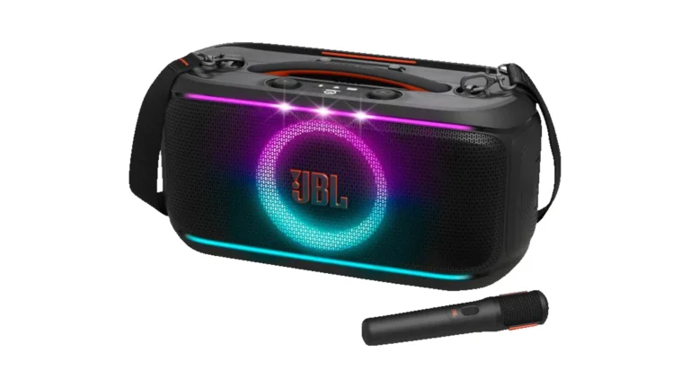 JBL PartyBox On The Go 2 mit kabellosem Mikrofon