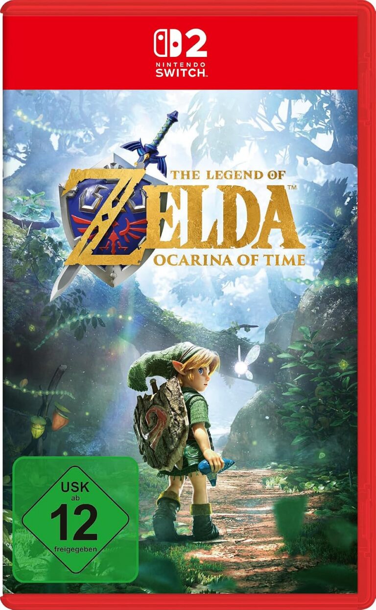 Cover von The Legend of Zelda Ocarina of Time für Nintendo Switch 2