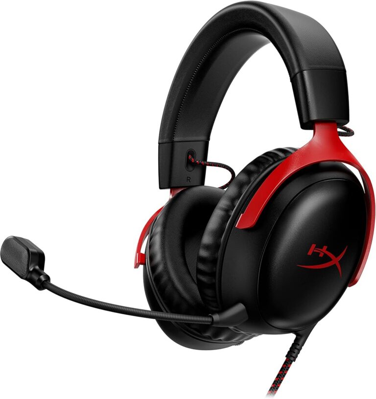 HyperX Cloud III – Schwarz/Rot, kabelgebunden
